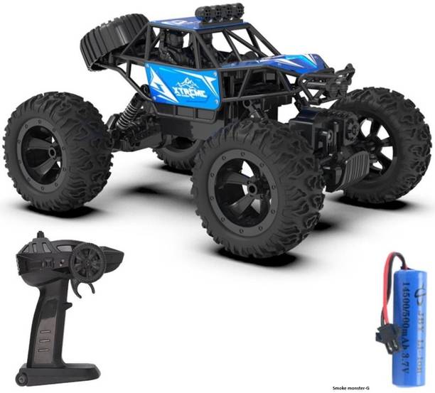 Xcillince Toys Remote Control 4X4 Extreme Off-Road Monster Car with Large All-Terrain Tyres