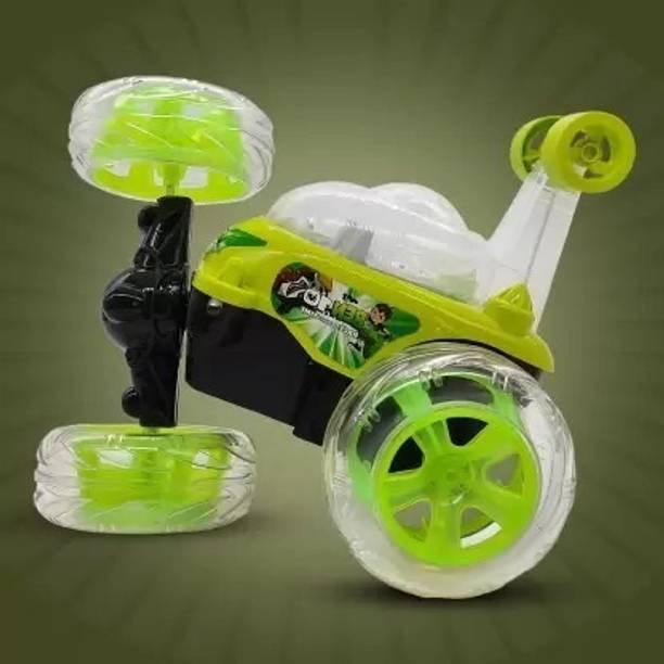 BMT Best Stunt Car 360° Twisting Remote Control for Kids Music ,Lights_112