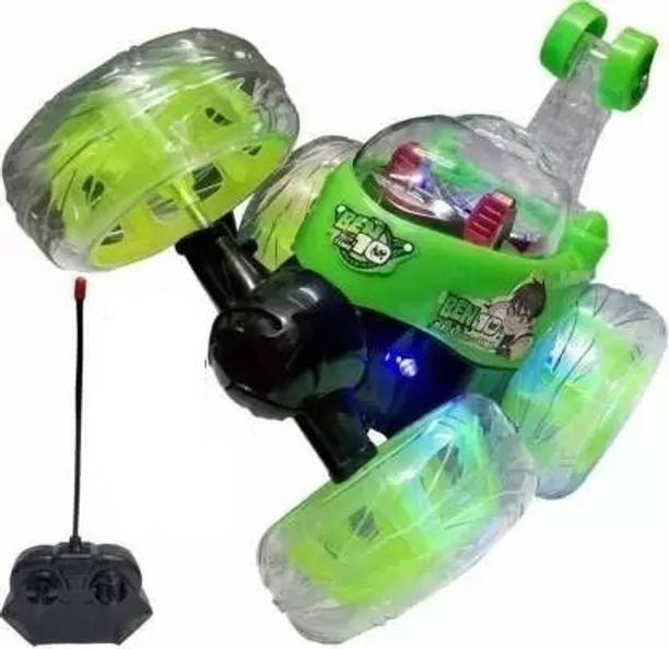 BMT Best Stunt Car 360° Twisting Remote Control for Kids Music ,Lights_216