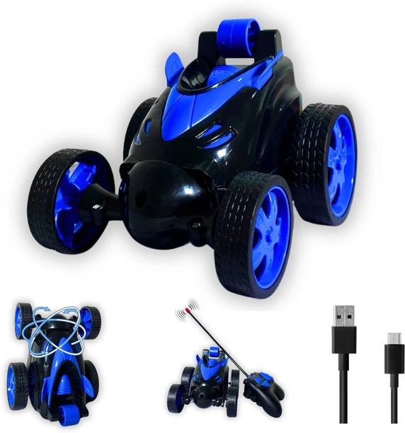 TOYTOPIO 360° Stunt Car Toy for Kids | Remote Control Flip Car with Light & Spin