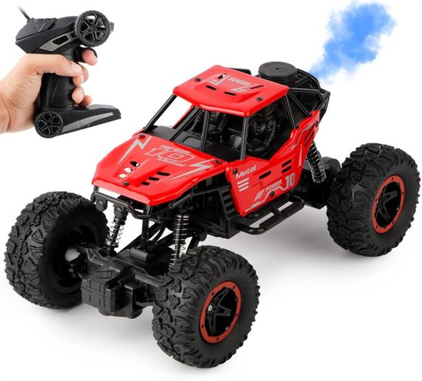 Flytek Remote control Car Toy for Kids Monster truck 4x4 with Smoke Effect Rock Crawler