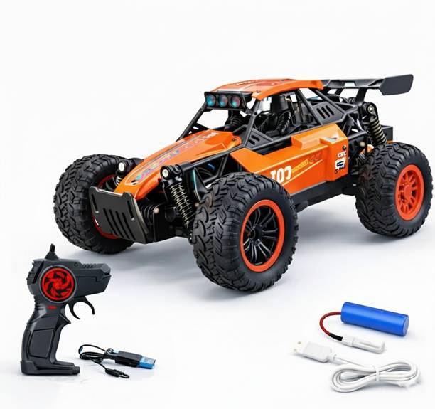 Flytek Rechargeable Monster truck 4x4 off Road car for kids Rc Drift car - Metal Body
