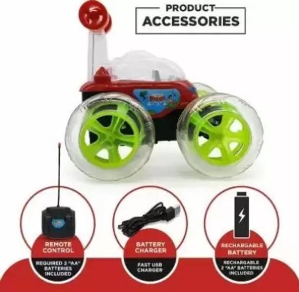 NKL Best Stunt Car 360° Twisting Remote Control for Kids Music ,Lights_170