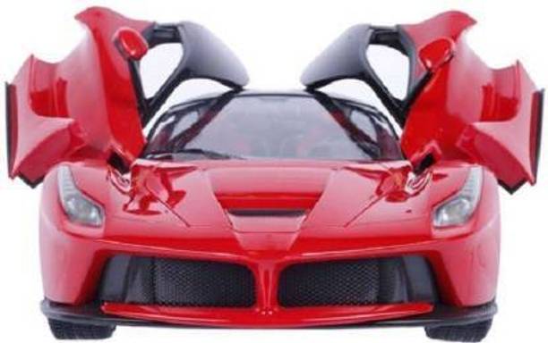 Ananya Toys Remote Control Ferrari Diecast Metal Pullback Toy Car- with Openable Doors-