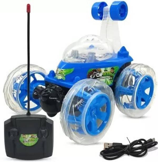 TOYSFIRE Best Stunt Car 360° Twisting Remote Control for Kids Music ,Lights_155