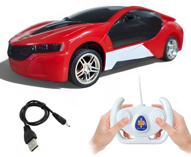 Mazedar play 3D Light-Up Remote Control Sports Car(6328, RED)