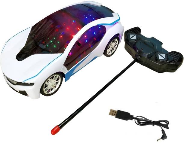 Oreshnik Remote Control Car Rechargeable for Kids, 3D Light, Remote and Charging Cable