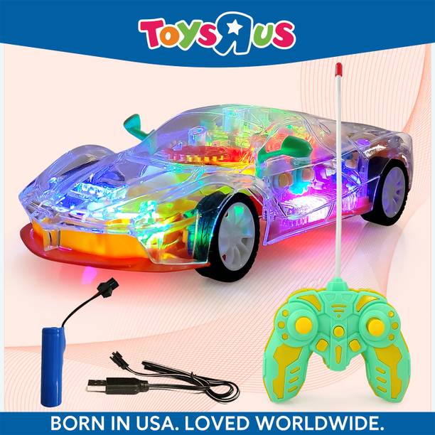 Toys R Us Fastlane Gear Simulation Remote Control Rechargeable Car, Sound & 3D Light Toys for Kids