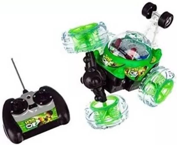 Tenmar Best Stunt Car 360° Twisting Remote Control for Kids Music ,Lights_164