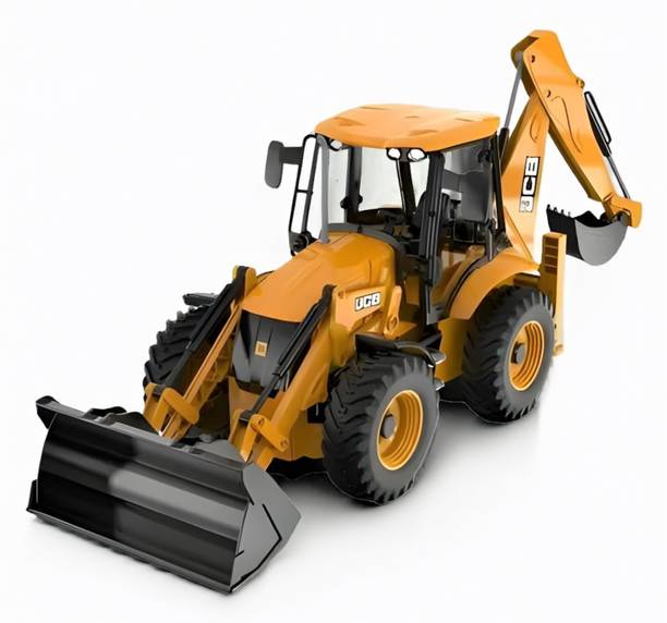 Kiddie Latest Plastic 2 in 1 JCB Construction Vehicle Toy For Childs