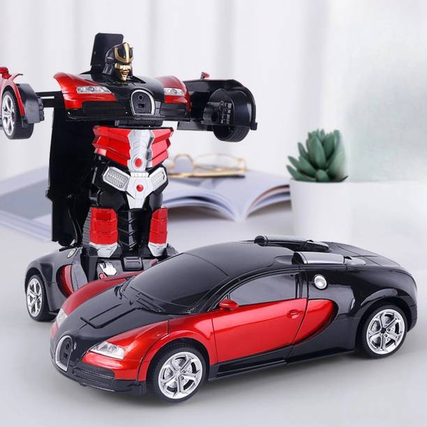 FLYSKY 3-6 Year Old Boys, Transforming Toys Cars for 3-8 Year Old Boys,Friction Powered