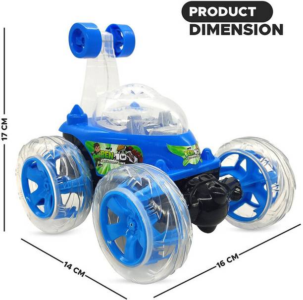 BMT Best Stunt Car 360° Twisting Remote Control for Kids Music ,Lights_69