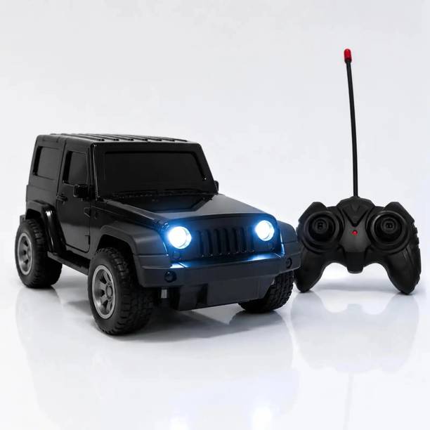 CocoToys Musical Thar Remote Control Car with 4-Way Drive & Glowing Headlights