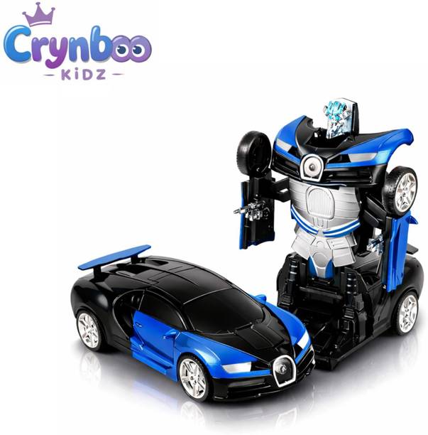 CRYNBOO KIDZ Transformer Robot 2 in 1 Car Toy for Kids with Lights & Music, Battery Operated