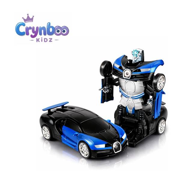 CRYNBOO KIDZ Transformer Robot 2 in 1 Car Toy for Kids with Lights & Music, Battery Operated