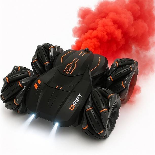 MEMOBEES RC SMOKE 360°DRIFTER | Rotating Car | Smoke Mist Spray |
