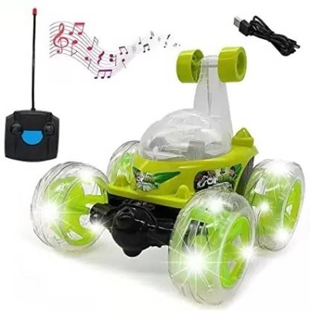 NKL Best Stunt Car 360° Twisting Remote Control for Kids Music ,Lights_205