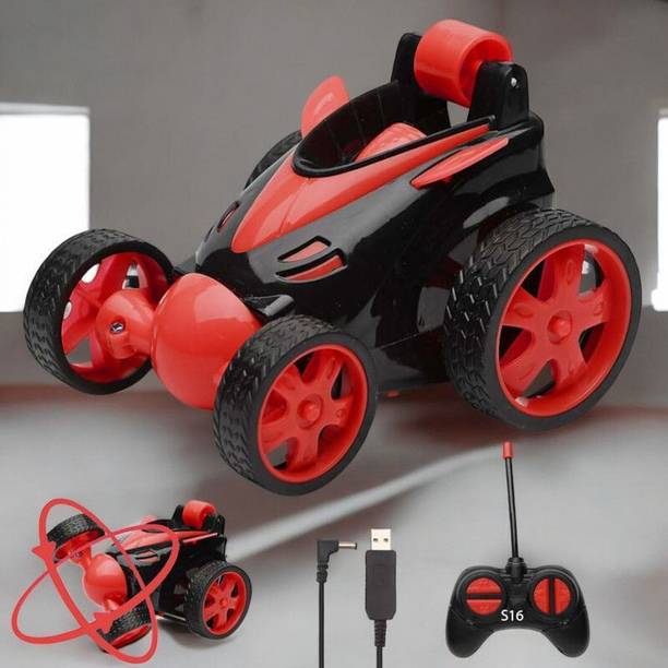 Unique Ent Rechargeable 360° Rotating & Rolling Small Stunt Car _M981