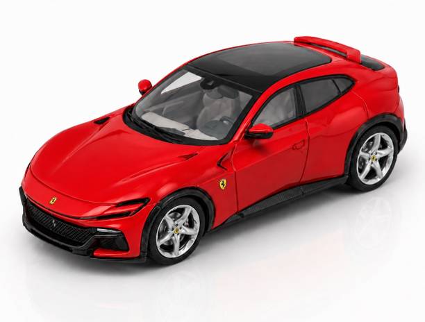 SQUIDSY 1:36 Scale Die-cast Ferrari Car toy Metal Pullback, with Light & Sound