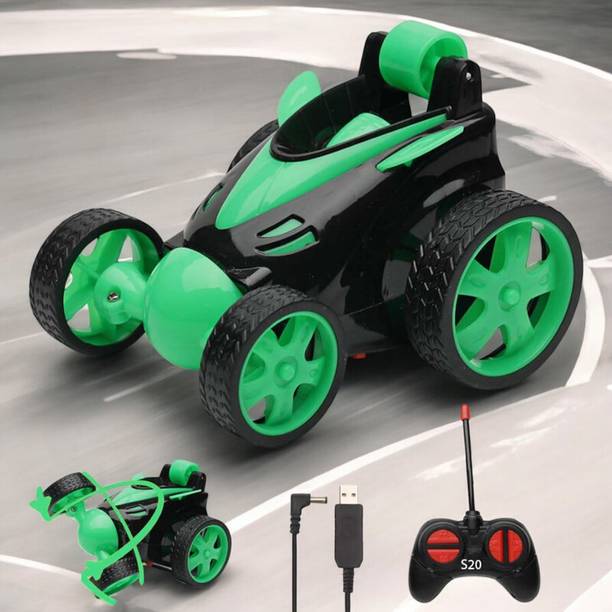 Mahi Zone Rechargeable 360° Rotating & Rolling Small Stunt Car for Kids_S518