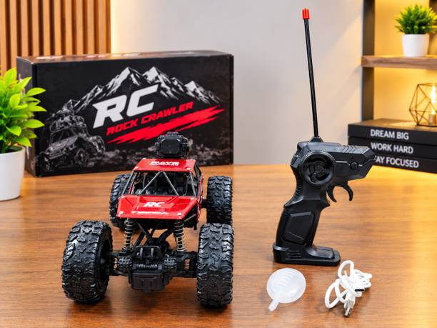 MY WONDERBOX High Speed RC Offroad Monster Rock Crawler 4x4 - Remote Control Car with Smoke