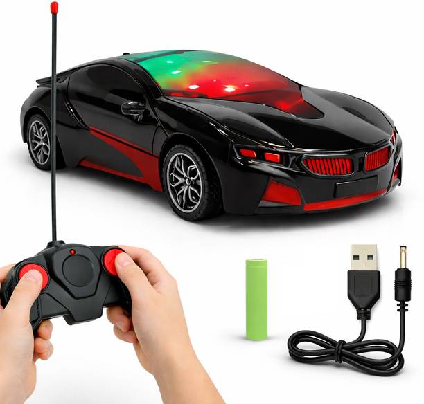 Miss & Chief 3D LED Lighting | high speed rechargeable remote control Car for Kids