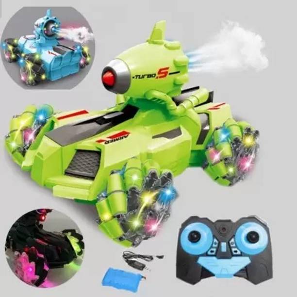 fizz 2.4GHz Rechargeable Smoke Sparking Mist Spray Side Way Drift Remote Control Car