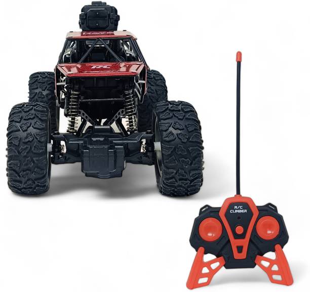 FANSEEKART Monster Truck Rock Crawler metal body with smoke effect toy for kids_12