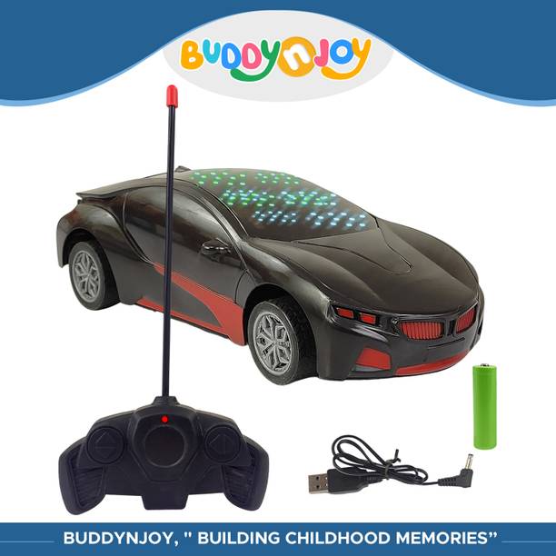 बडीएंजॉय 3D lighting kids high speed rechargeable remote control Car for 3+ Years