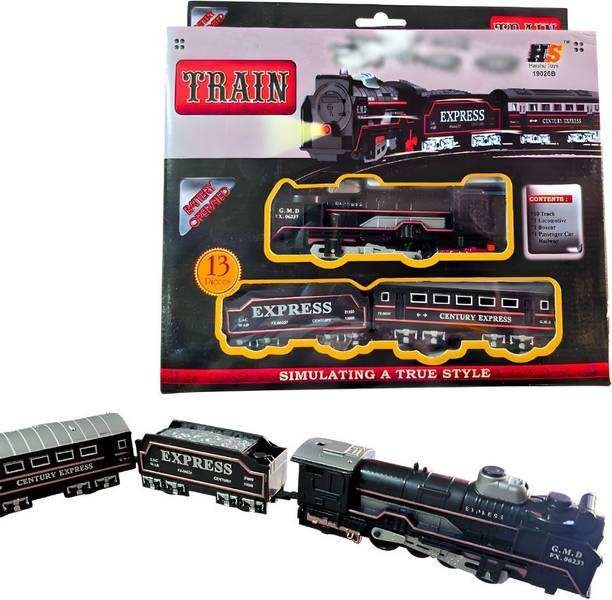 OPAC High Speed Train Toys for Kids Battery Operated Bullet Train with Track Set,Gift