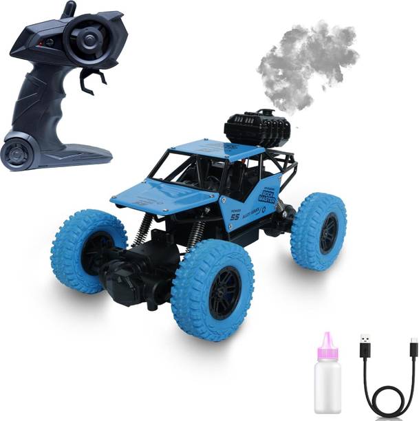 Kmc kidoz Smoke Monster Truck with Spray for Kids | RC Car 4x4 Off-Road