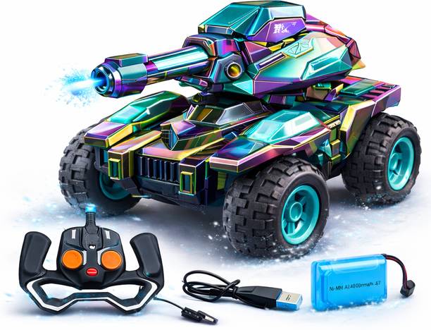 MEMOBEES Remote Control Tank with waterball Shooter for Kids