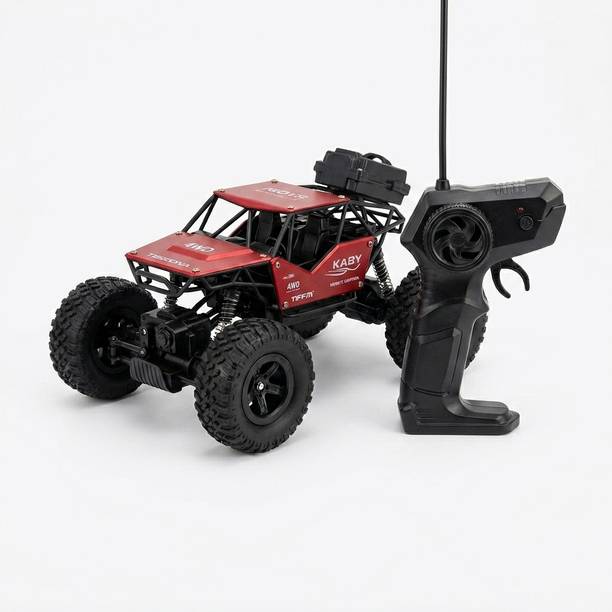 FANSEEKART RC Rock Crawler Monster Truck 4WD Rechargeable Off Road Remote Control Toy