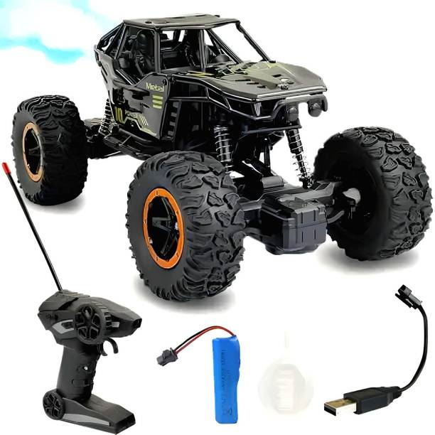 RavAry Remote Control Car For Kids With Mist Smoke Effect Monster Truck For Boys &Girls