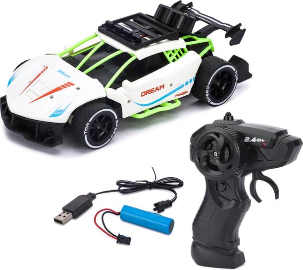 Little B Rechargeable Racing Remote Control Car for Kids with 2.4 GHZ, 1:16 Scale