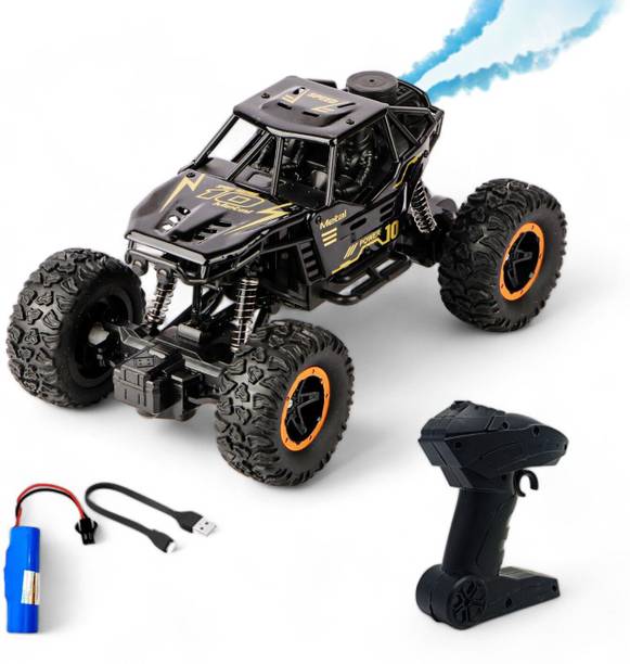 SNISH SIGNATURE Remote Control Metal Car for Kids with Mist Smoke Monster Truck rock crawler-R71