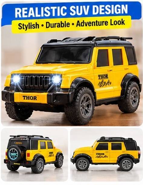CPS Toys THOR ROXX 1:20 Scale Rechargeable RC SUV Toy Car with Lights & Music