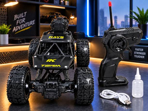 MY WONDERBOX 4X4 Stunt Monster Truck RC Car with Smoke Spray Effect
