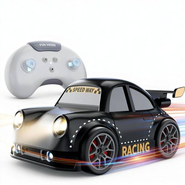 PAPASpace Remote Control Intelligent Sensor Drift Car with LED Lights & Music for Kids