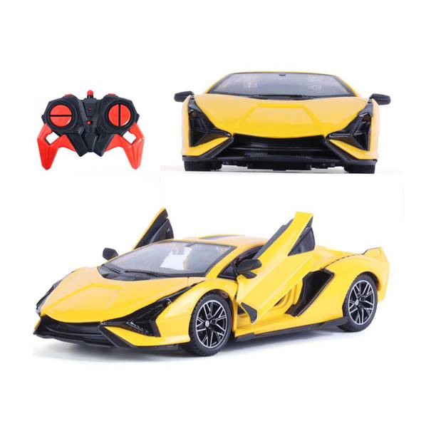frendo Door Opening Rechargeable RC Car 2.4G Remote (100+ ft) Lam Yellow