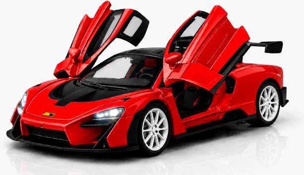 crezor toys McLaren Senna 1:36 Scale Die Cast Metal Pullback Toy Car with Light & Sound