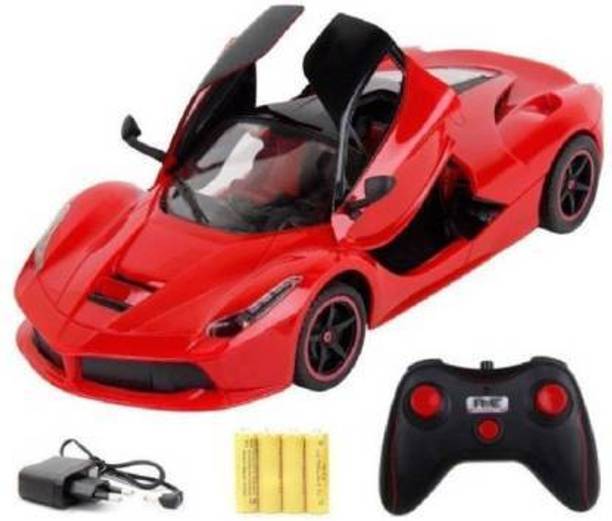 Ananya Toys Farari Remote Control Ferrari Diecast Metal Pullback Toy car with Openable Doors