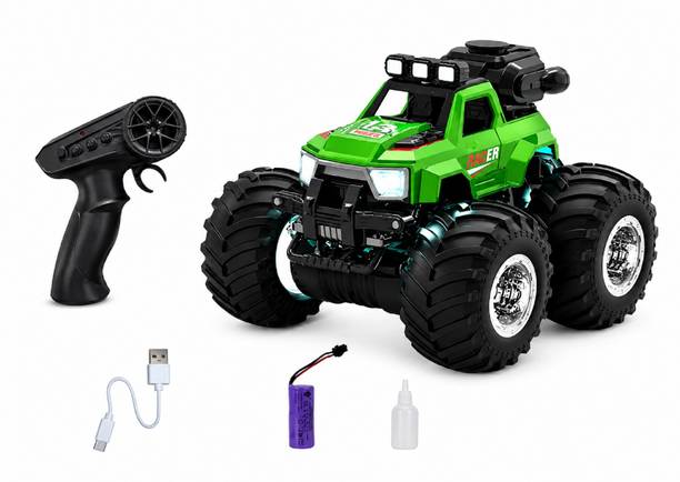 Skstore 4x4 Off-Road RC Monster Truck 2.4GHz Remote Control Car Smoke Spray LED Light