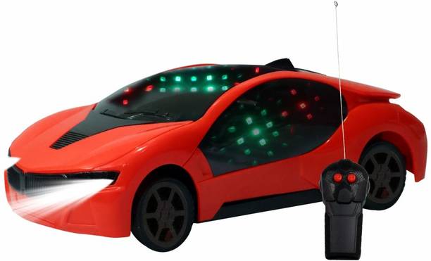 KIVANO Fast Modern Remote Control Car with 3D Bright LED Lights