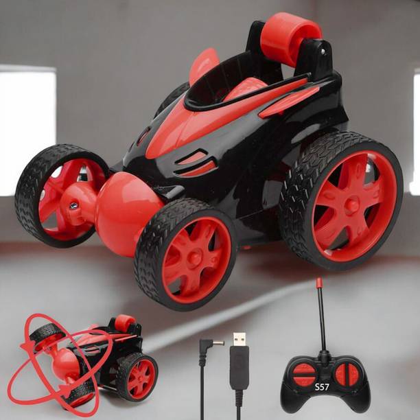 Mahi Zone Rechargeable 360° Rotating & Rolling Small Stunt Car for Kids_S1021