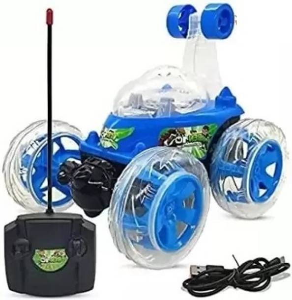 Tenmar Best Stunt Car 360° Twisting Remote Control for Kids Music ,Lights_127