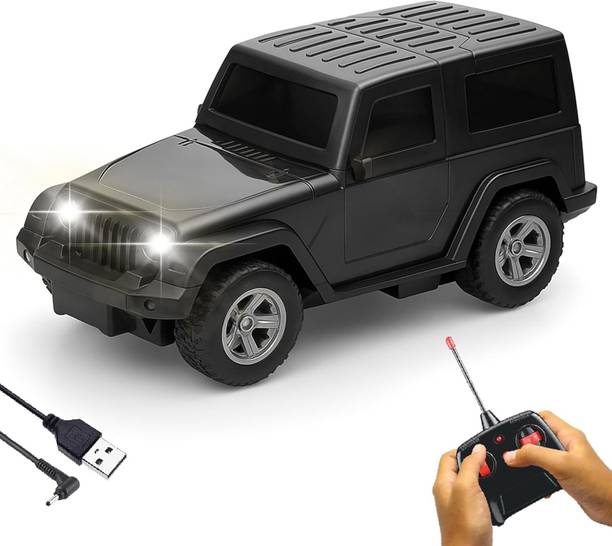 SSE Toy Remote Control SUV with Music & LED Lights Rechargeable RC Car for Kids