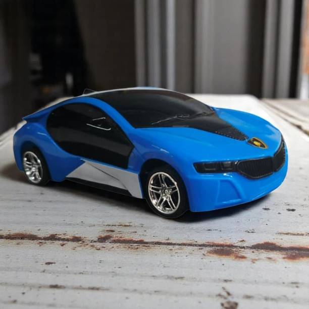 Gurukrupa 3D Racing Car Toy Remote Control with 3D Light