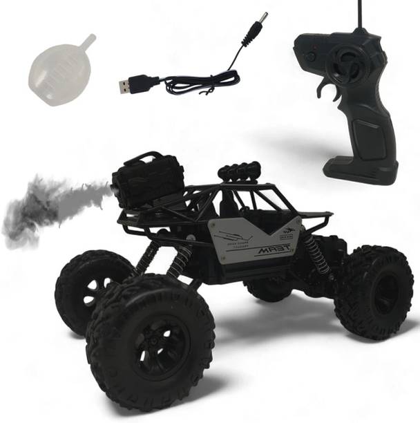Aavkar creation Big Rock Crawler Car 4x4 for Boys&Girls With Smoke & Fully Remote Control