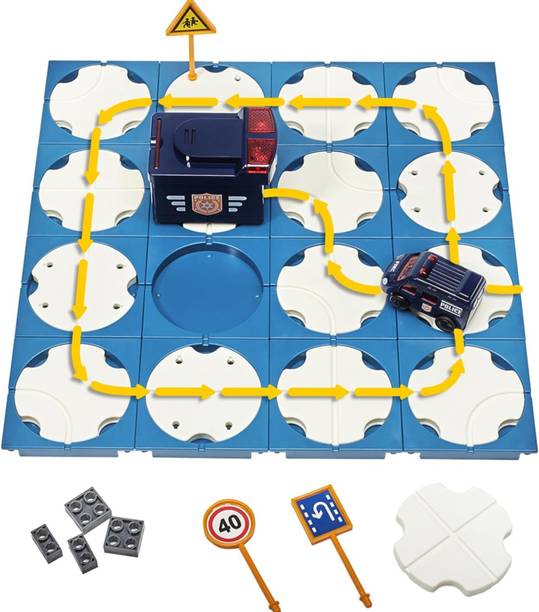 Vaniha 16 PCS STEM Road Builder Puzzles for Kids Age 3+, Toddler Building Maze Blocks.